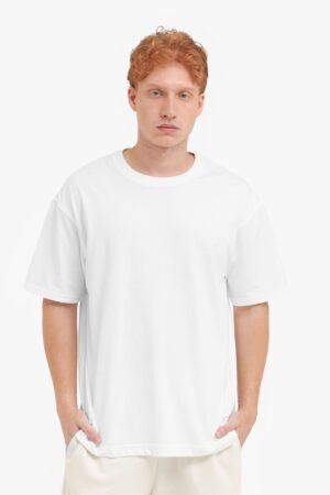Men's Relaxed Pima Cotton T-Shirt — Brilliant White