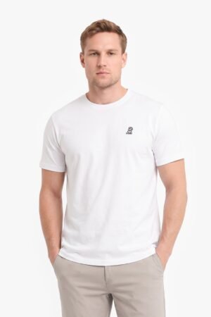 Men's Cotton Jersey T-Shirt — Brilliant White/White