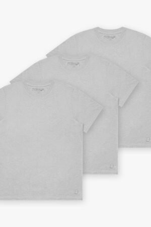 Men's Comfort Tee 3-pack — Ghost Gray