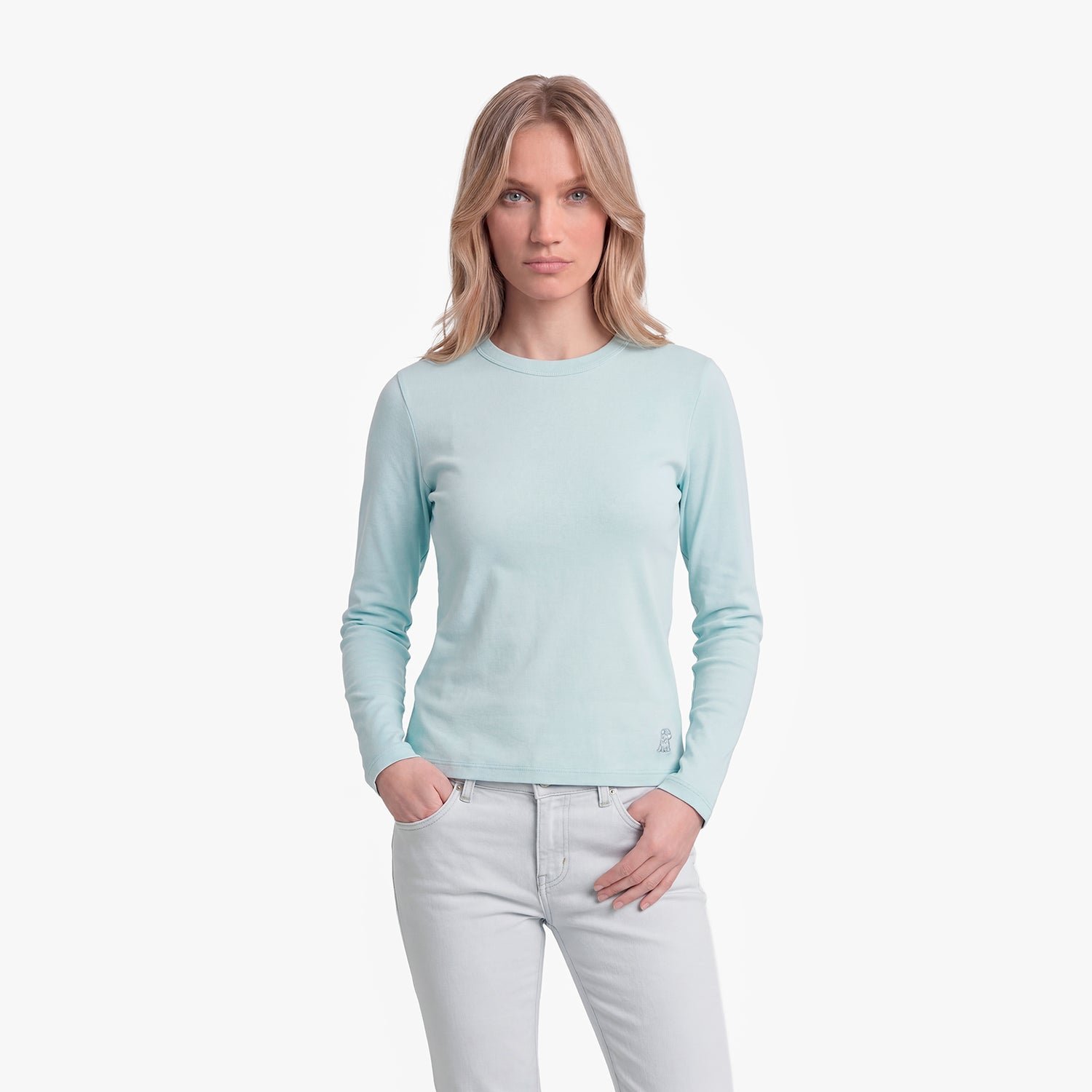 Women's Long Sleeve T-Shirt Ribbed — Skyway