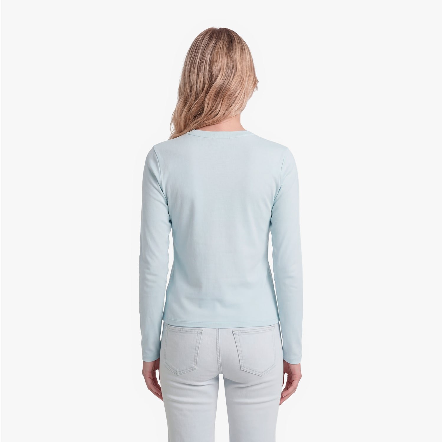 Women's Long Sleeve T-Shirt Ribbed — Skyway - Image 2