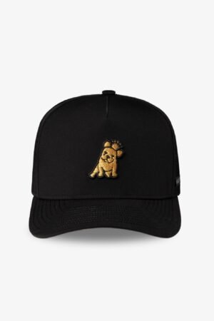James Bark Black Recycled Cap - Gold Bark
