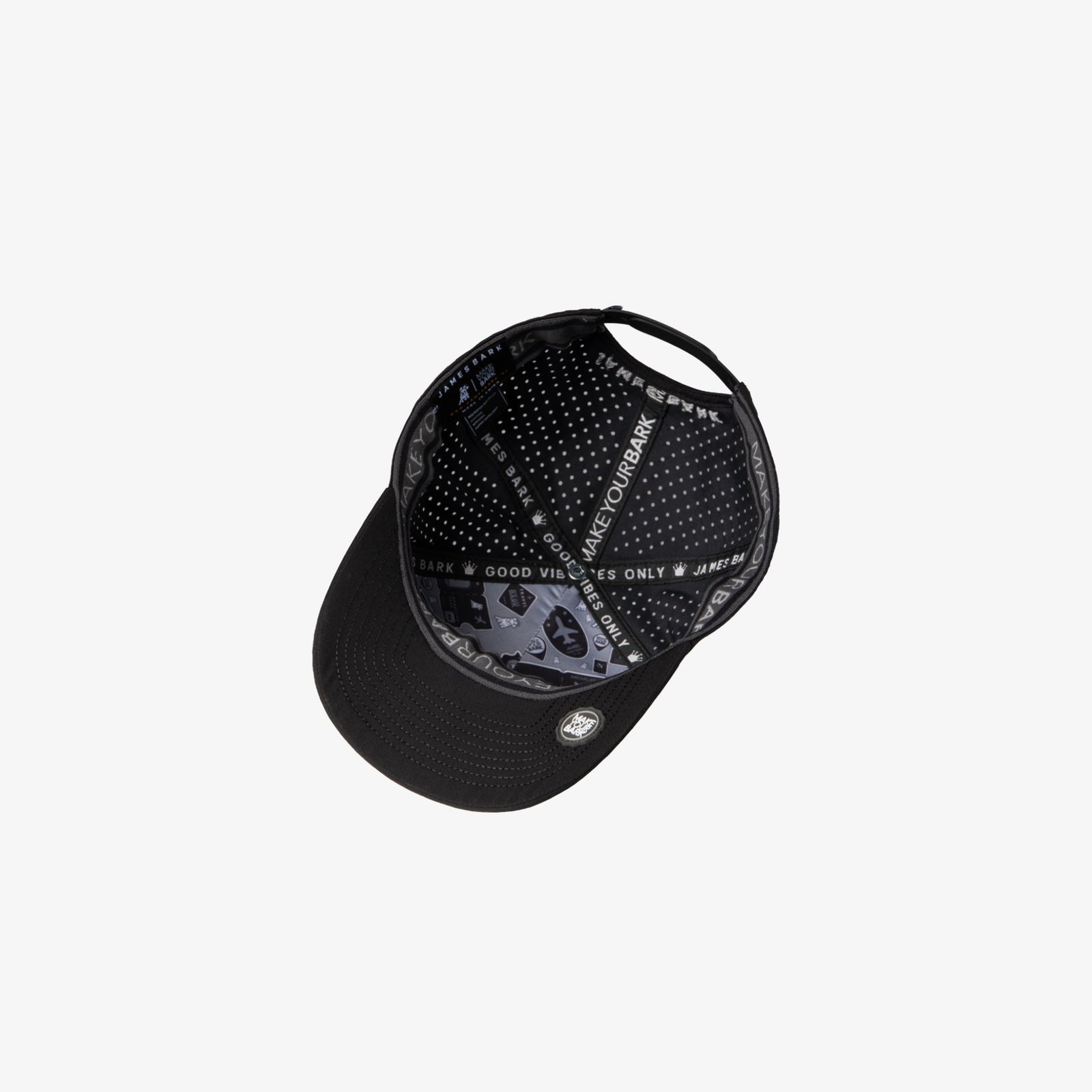 James Bark Black Recycled Cap - Gold Bark - Image 3
